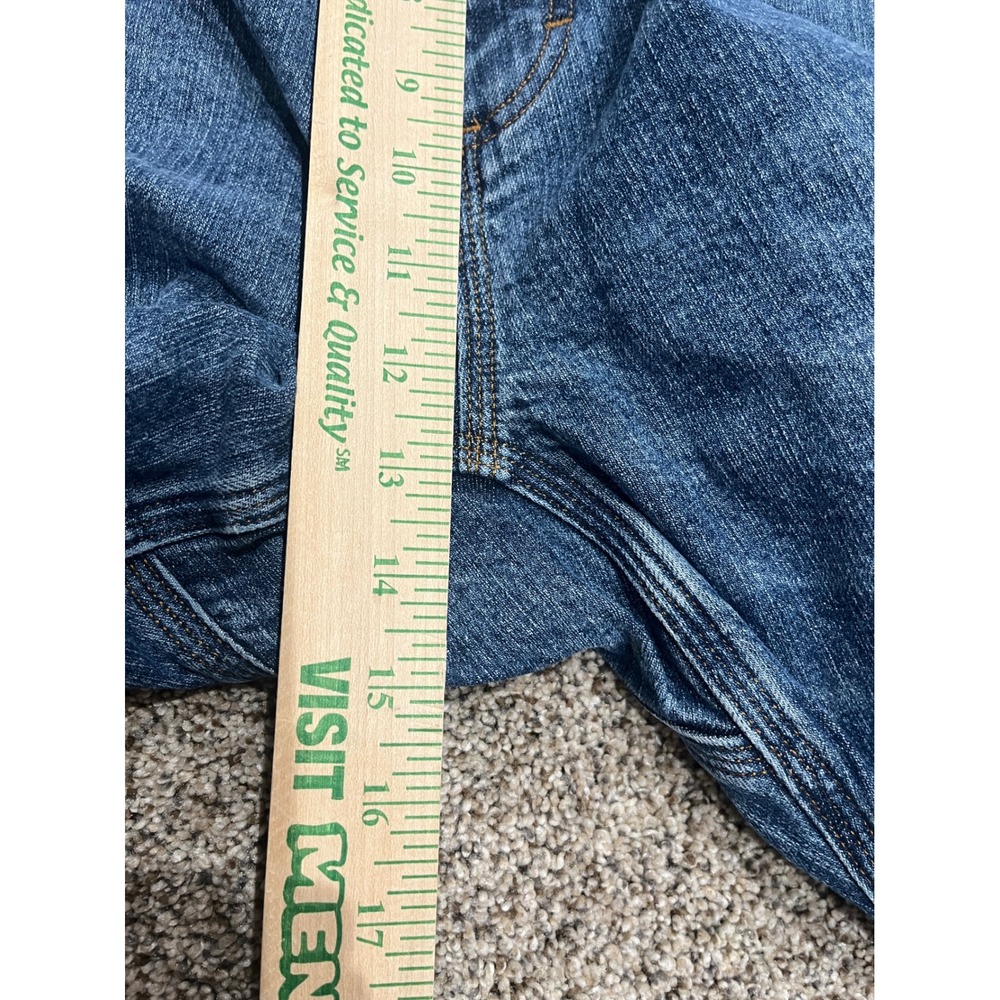 Duluth Trading Co Ballroom Flex Jeans Mens 46x30 Relaxed Fit Medium Wash Blue - Picture 9 of 10